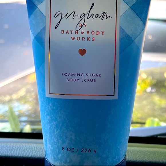 NWT Bath & Body Works Gingham Foaming Sugar Body Scrub - Picture 3 of 3